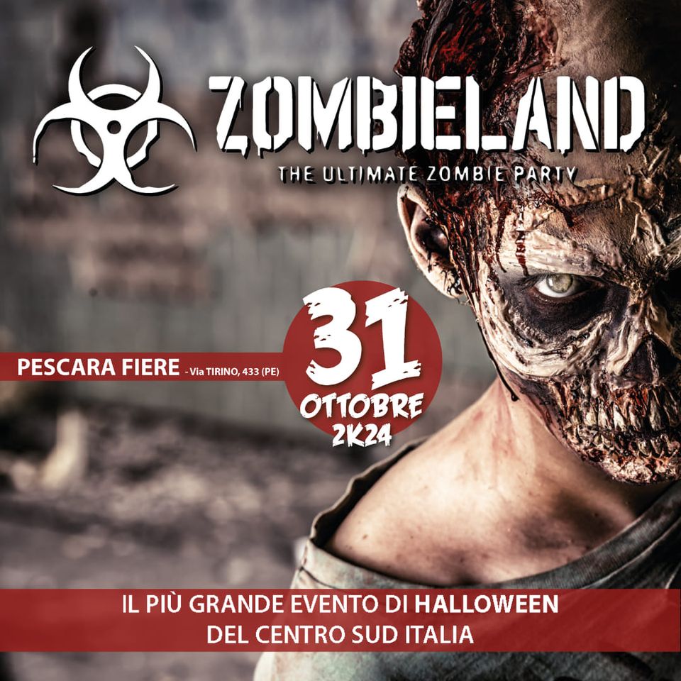 locandina zombieland pescara fiere halloween 2024