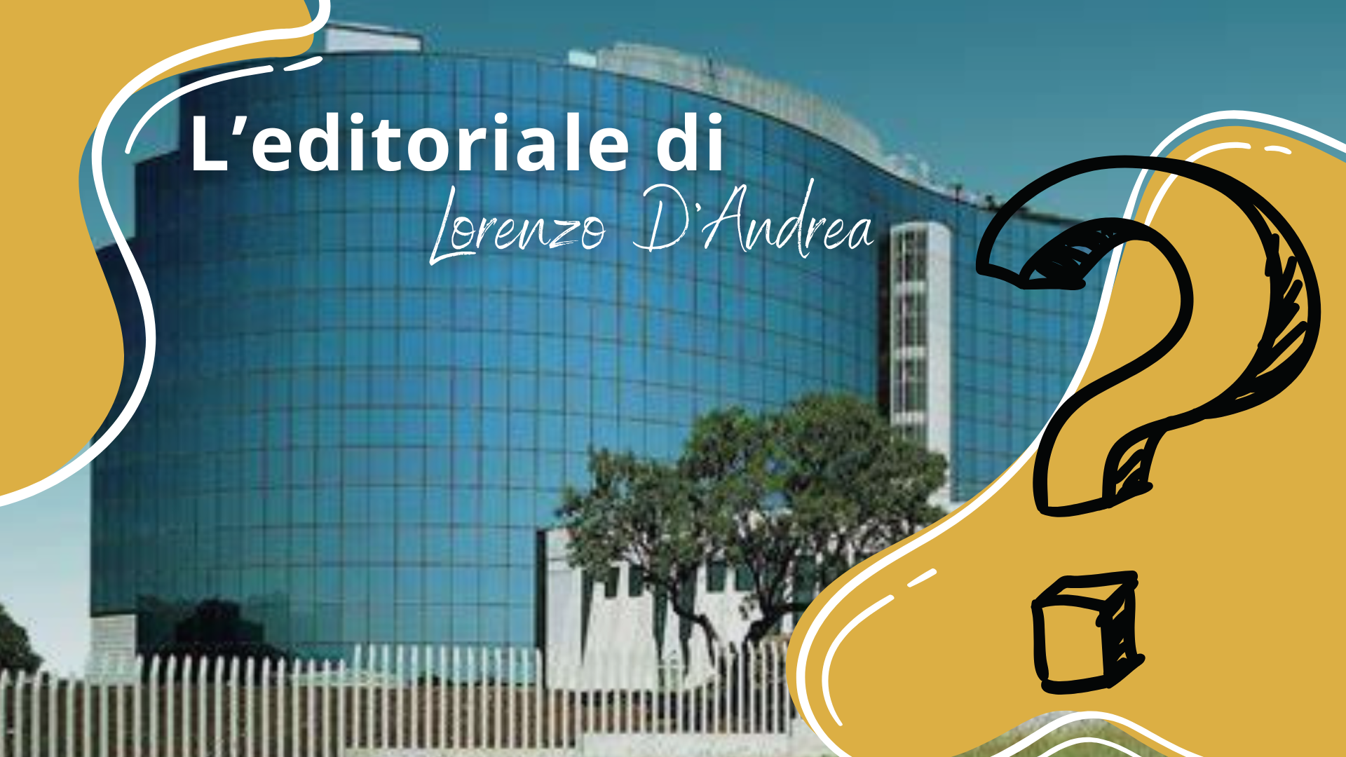 copertina articolo l'editoriale di lorenzo d'andrea su glie eletti nella regione abruzzo