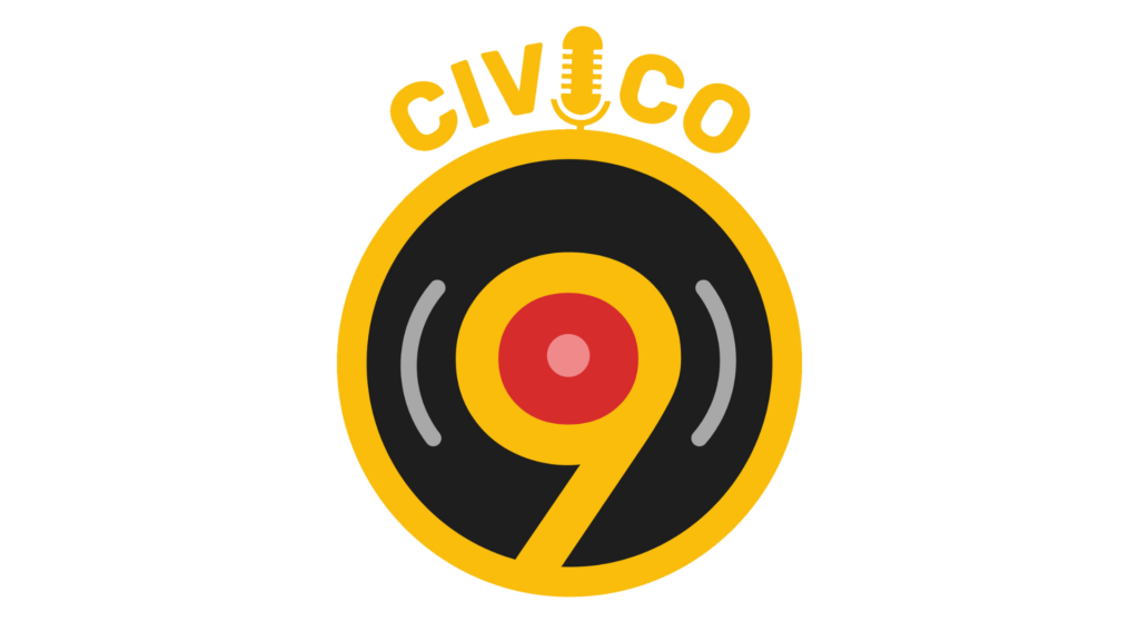 logo civico9, programma dedicato alla musica rock in onda su Radio ISAV