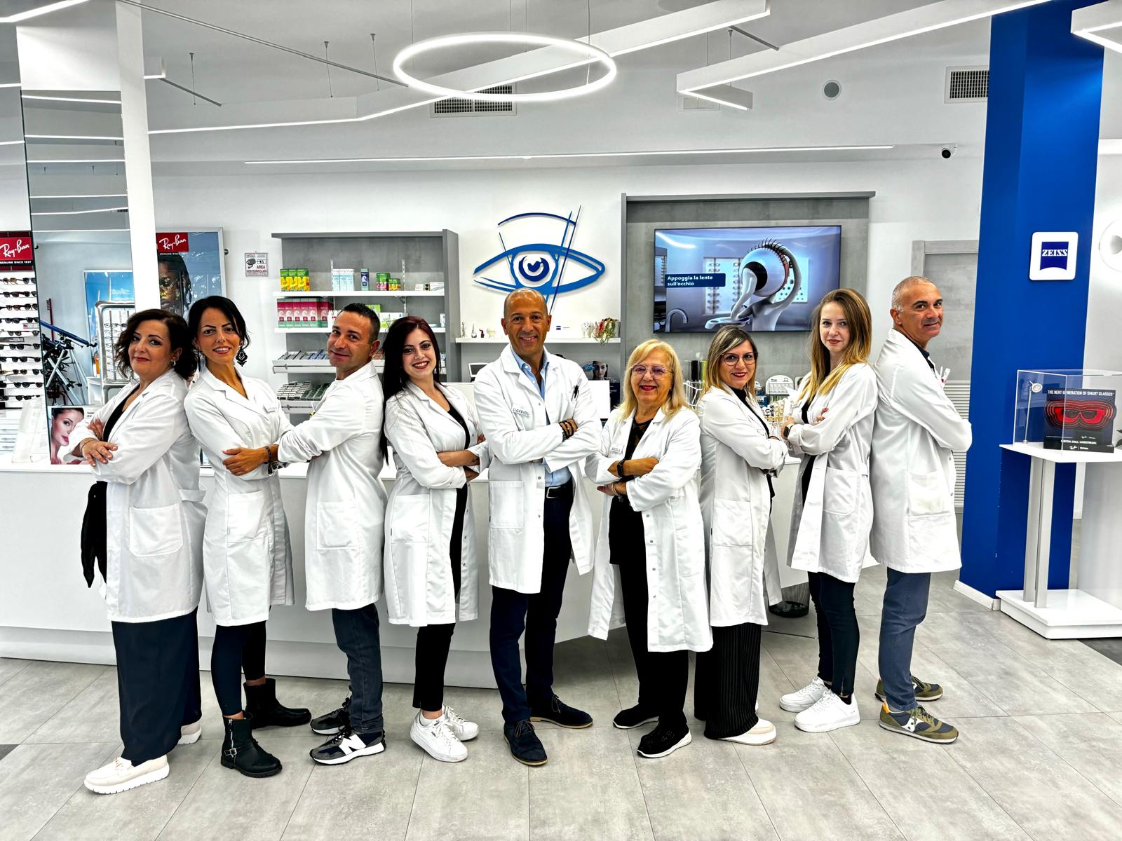 il team di ottica perfetto a pescara